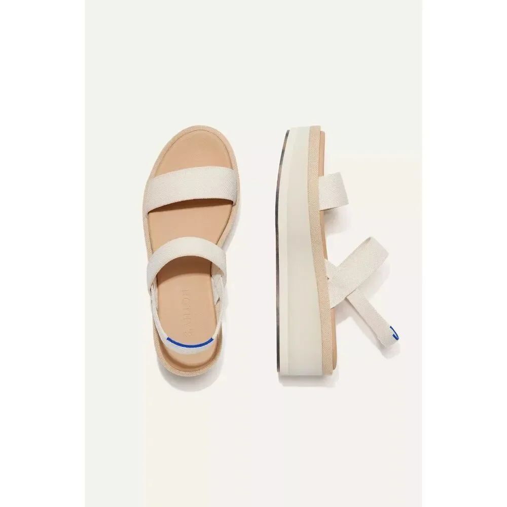 New Rothy's The Light Weight Wedge Sandals Size 10 Women's